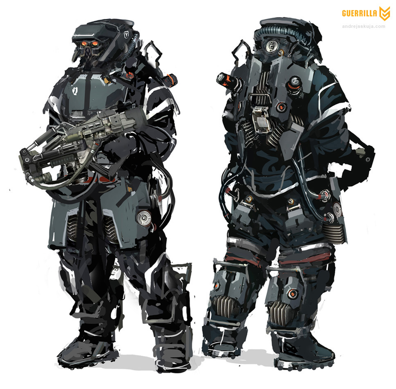 Illustration for article titled The Dapper Villains and Pretty Ladies of the Killzone Universe